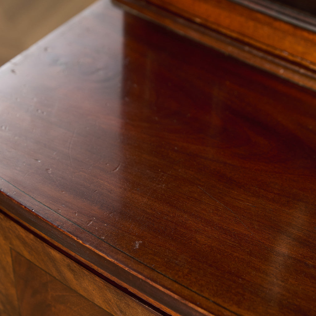 英国 アンティーク ビューロー ブックケース