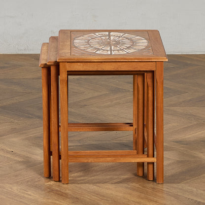 デンマーク TOFTEN タイルトップ ネストテーブル