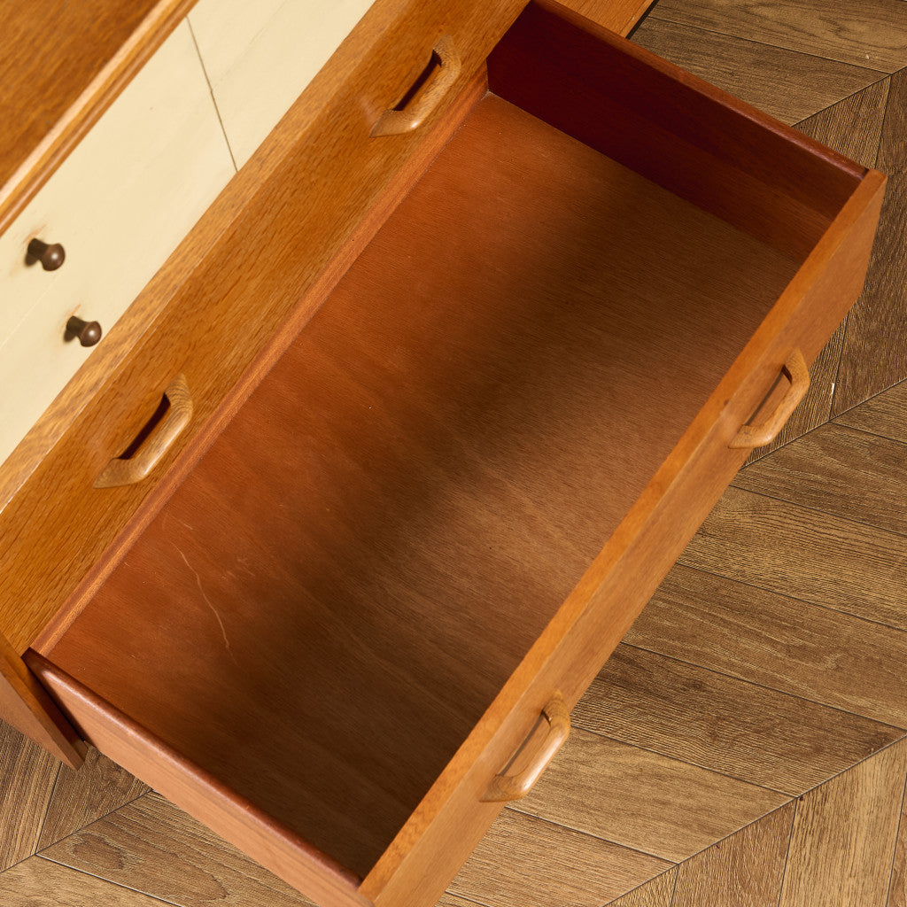 Chinese white ドロワー チェスト (B897)