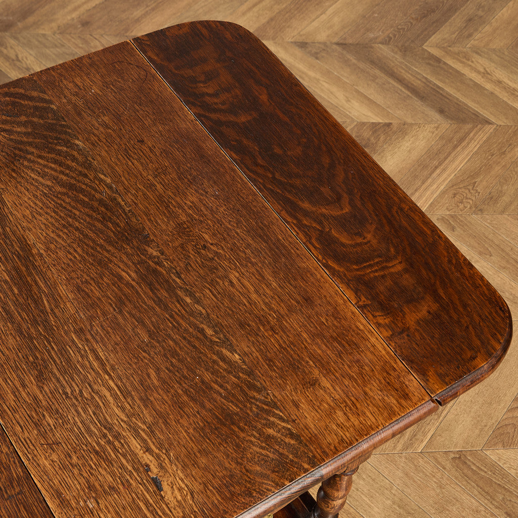 英国 クラシック ドロップリーフ サイドテーブル ティトロリー