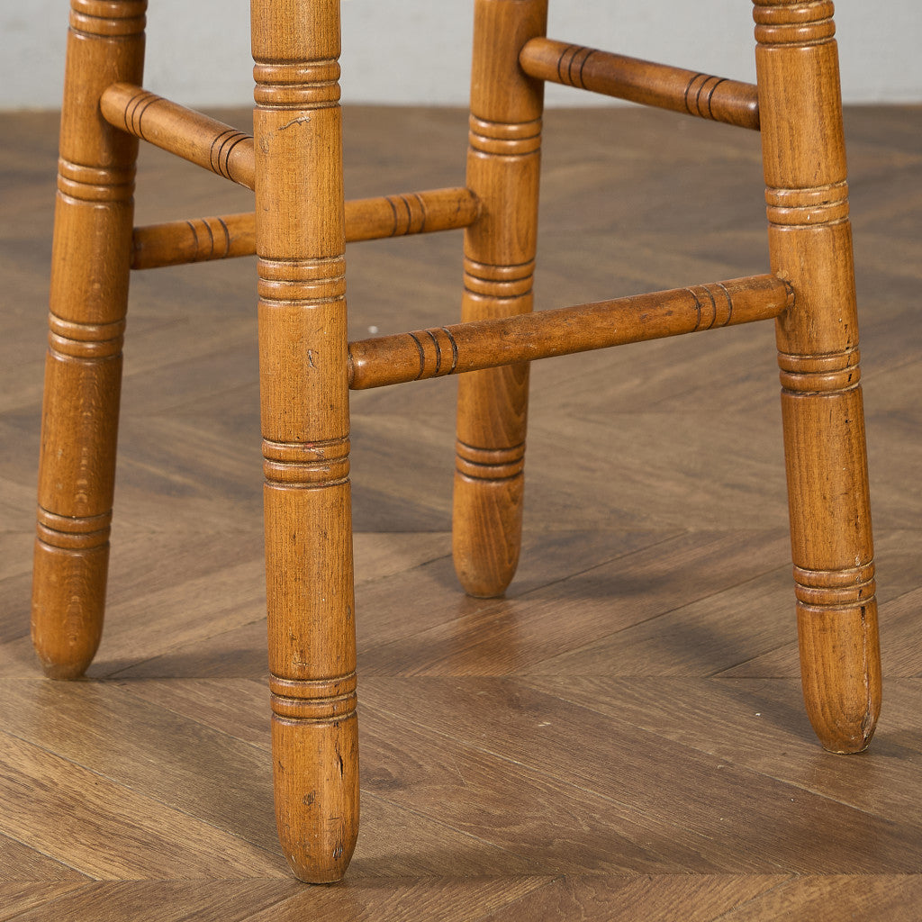 イギリス ヴィンテージ ハイ スツール