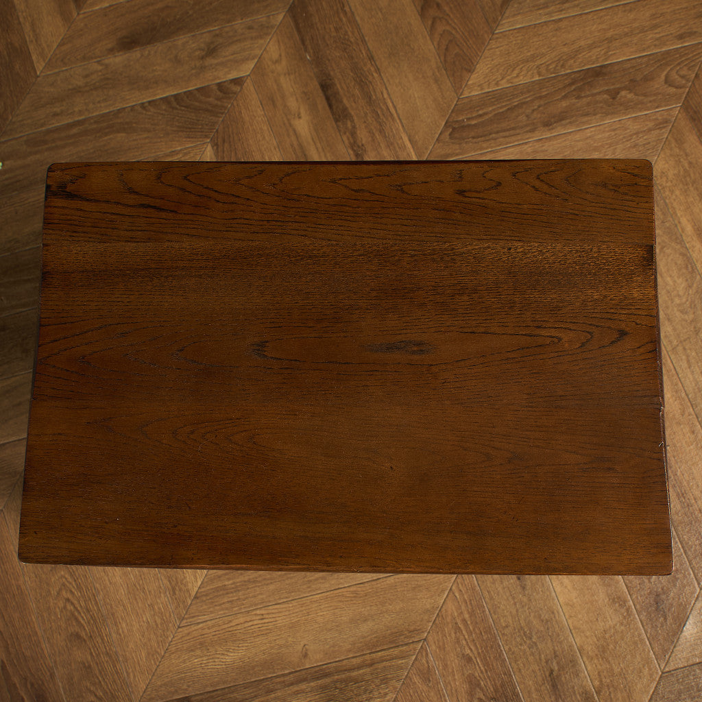 英国 クラシック オーク材 ネストテーブル