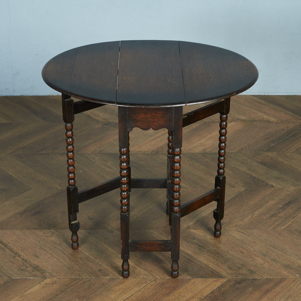 英国クラシック ドロップリーフ ゲートレッグテーブル