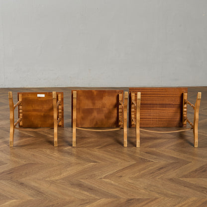 英国 クラシック イチイ ネストテーブル #95461