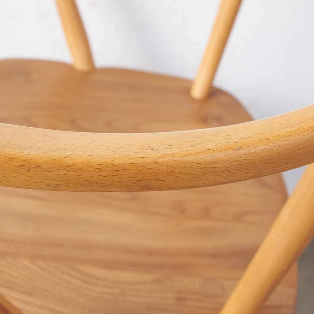 61140][アーコール ERCOL]ラダーバック カウホーンチェア (493