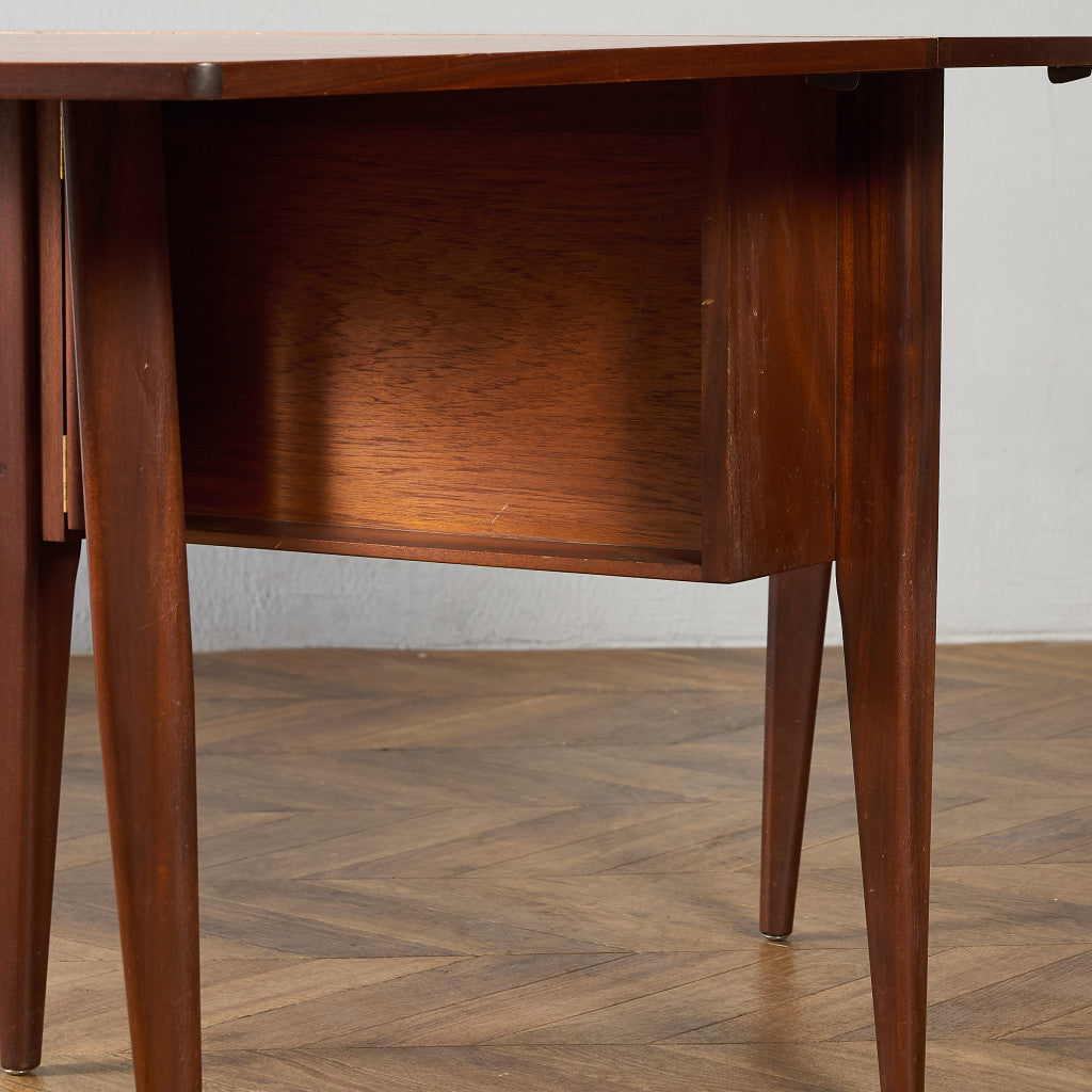 イギリス ヴィンテージ ドロップリーフ ゲートレッグテーブル