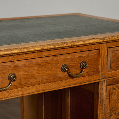 英国 クラシック 両袖デスク