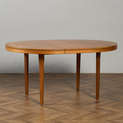 英国 ヴィンテージ エクステンション ラウンド ダイニングテーブル