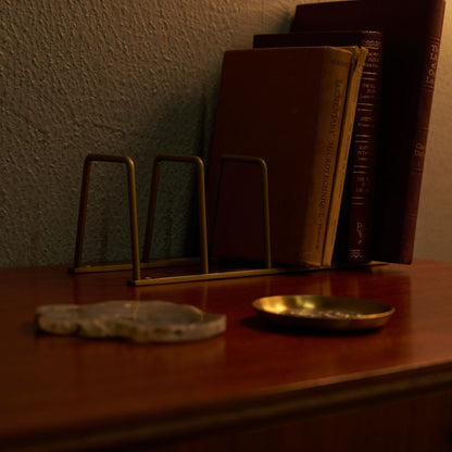 ブックスタンド アンティークゴールド