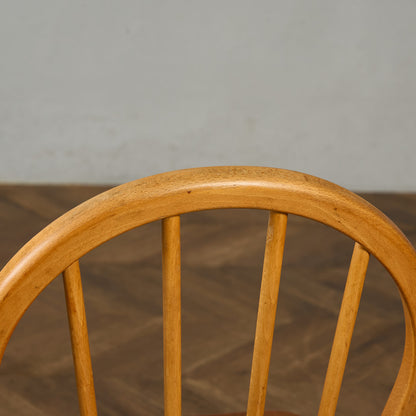 ヴィンテージ 4本 スポーク フープバックチェア ラウンドゴールドラベル
