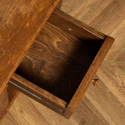 英国 クラシック マガジンラック付き サイドテーブル