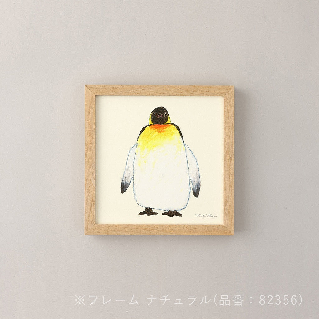 [82348][a good view]アートポスター ペンギン/米津祐介 20cm×20cm