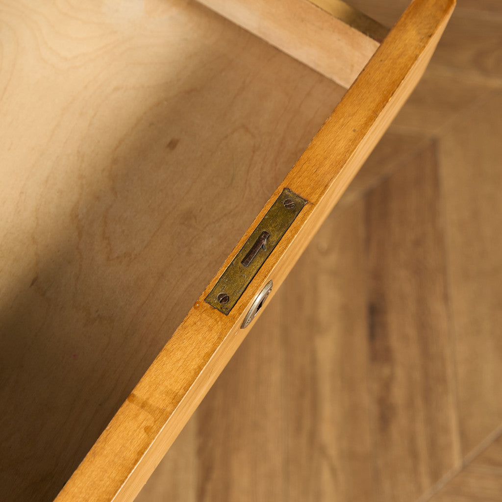 オランダヴィンテージ 片袖デスク