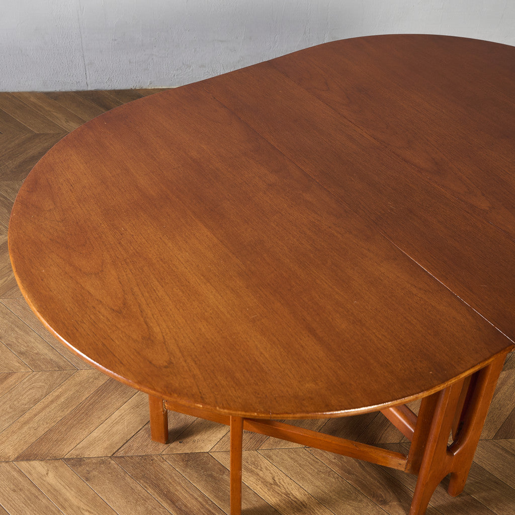 ドロップリーフゲートレッグテーブル