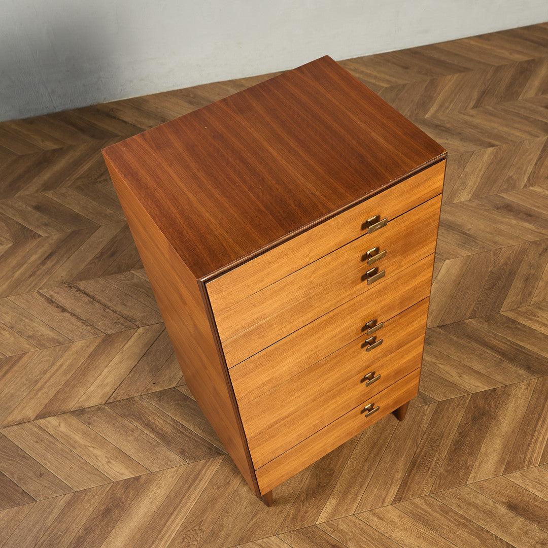 ヴィンテージ 7段 ハイ チェスト