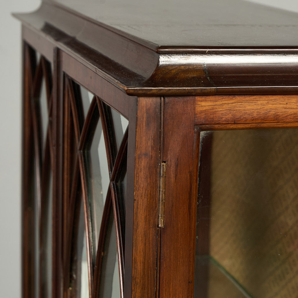 英国 クラシック ディスプレイ ガラス キャビネット #91846