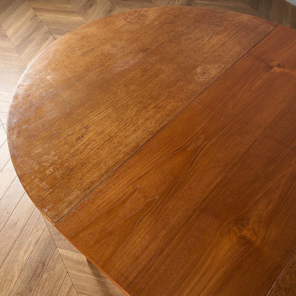 ヴィンテージ エクステンション ラウンド ダイニングテーブル