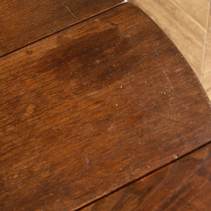 英国 クラシック ターントップ ドロップリーフ サイドテーブル