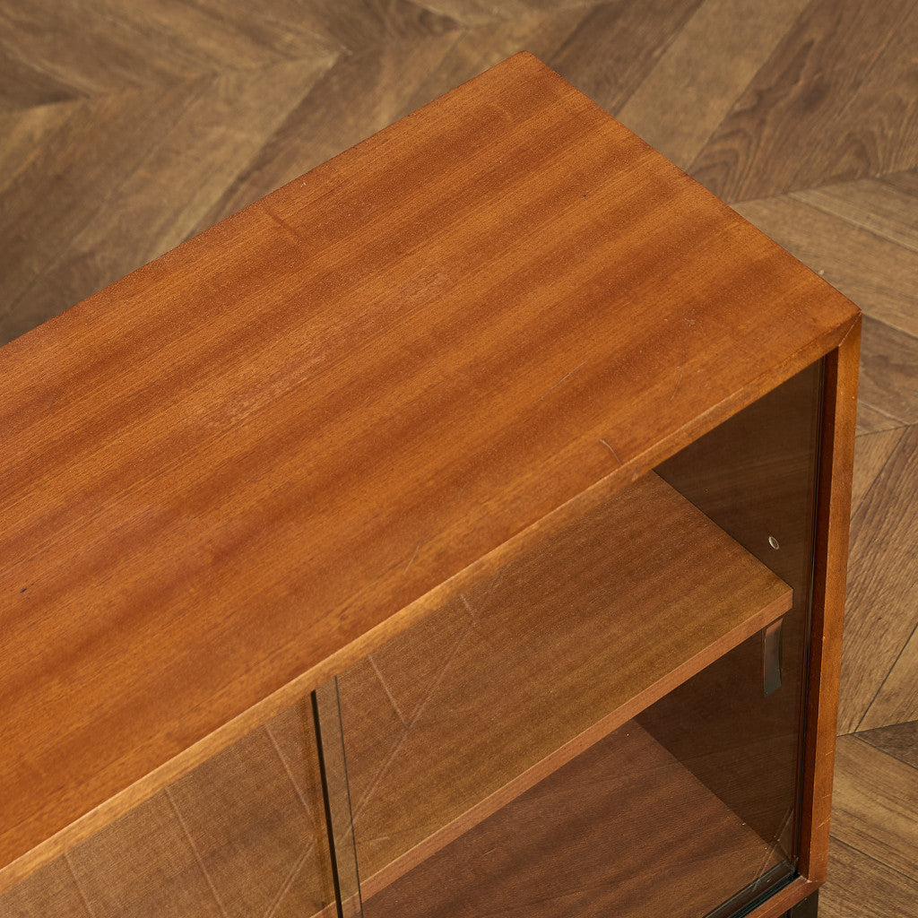 Abbess ヴィンテージ ガラス キャビネット 本棚