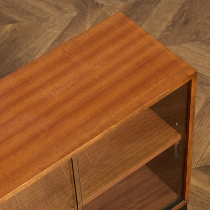 Abbess ヴィンテージ ガラス キャビネット 本棚