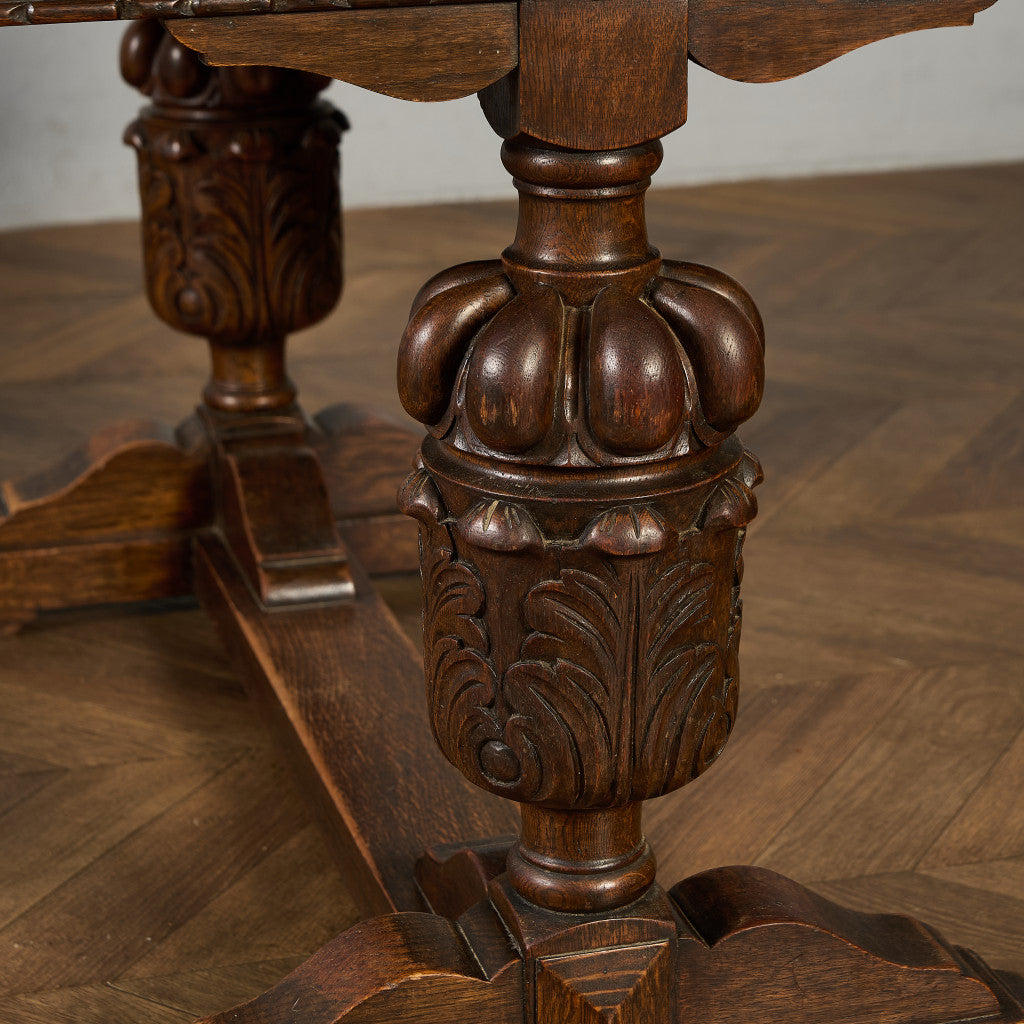 英国 クラシック ドローリーフ ダイニングテーブル