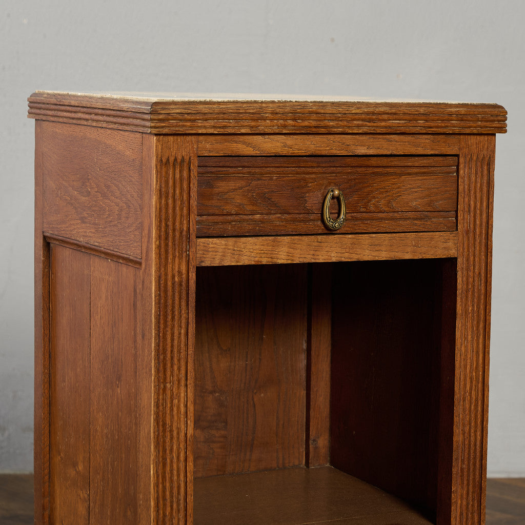 英国 クラシック 大理石 サイドキャビネット #96636