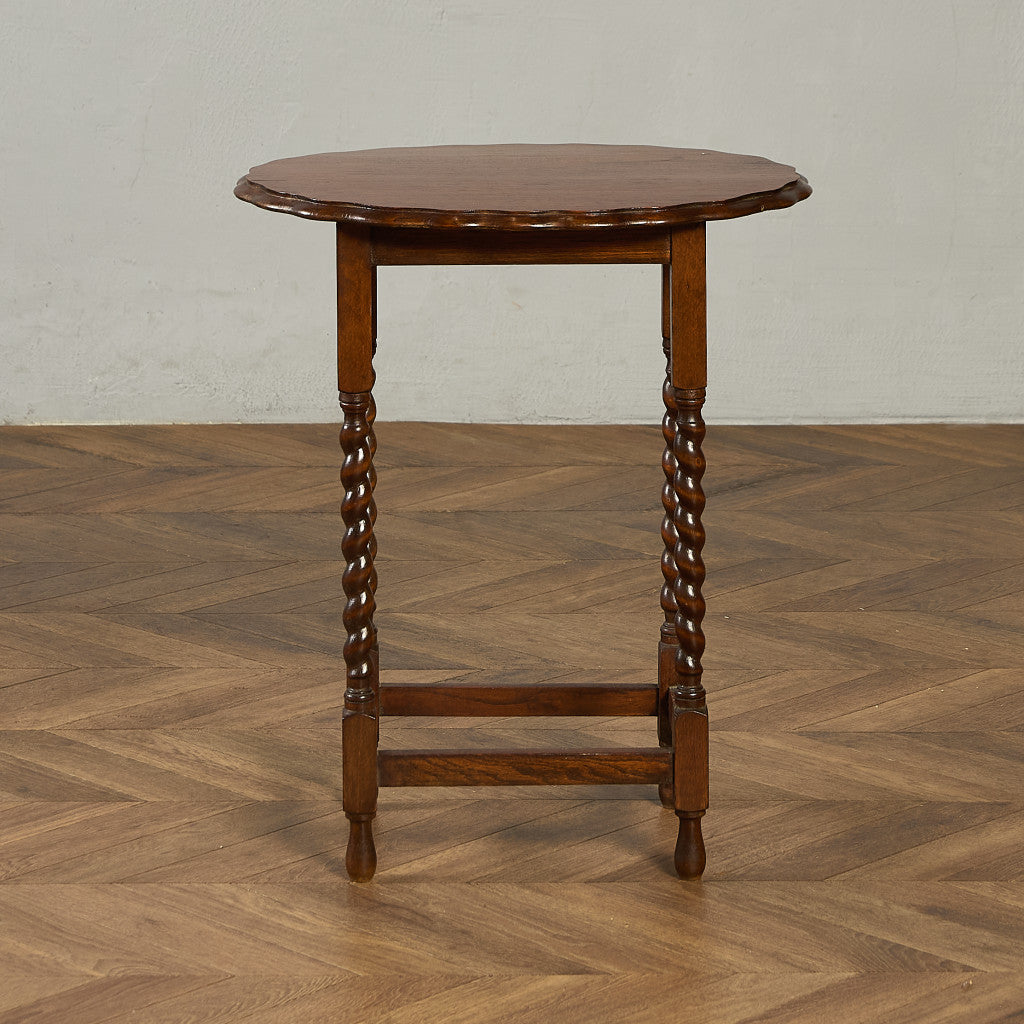 英国 クラシック バーリーシュガーツイスト サイドテーブル