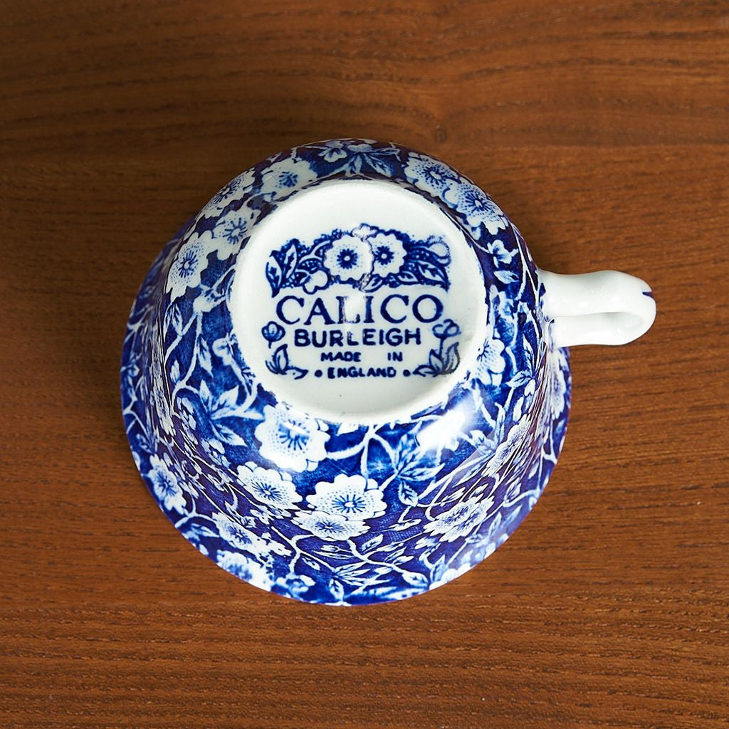 Burleigh バーレイ BLUE CALICO カップ&ソーサー #84513 – camori ヴィンテージ家具・北欧インテリアの通販サイト