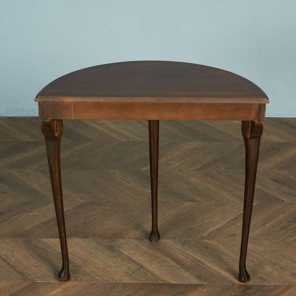 英国製 ハーフムーンテーブル