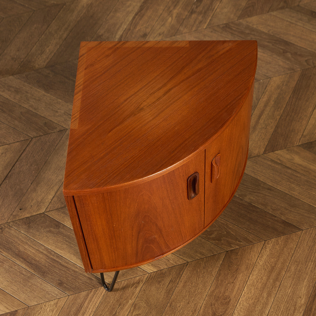 Fresco コーナーキャビネット 3点セット カスタム アイアン ヘアピンレッグ