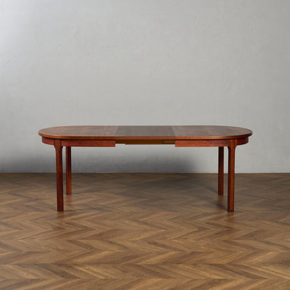 ヴィンテージ エクステンション オーバル ロング ダイニングテーブル