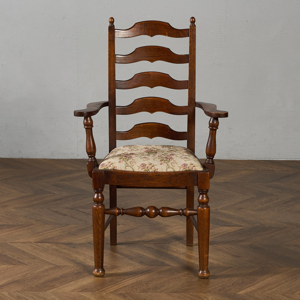 英国 クラシック ラダーバック アームチェア