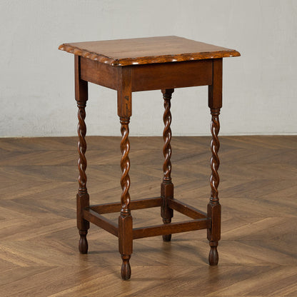 英国 クラシック バーリーシュガーツイスト サイドテーブル