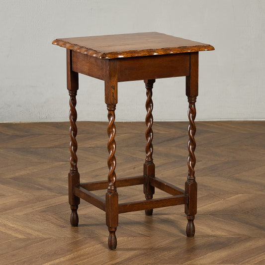 英国 クラシック バーリーシュガーツイスト サイドテーブル