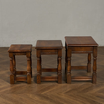 英国クラシック ネストテーブル サイドテーブル