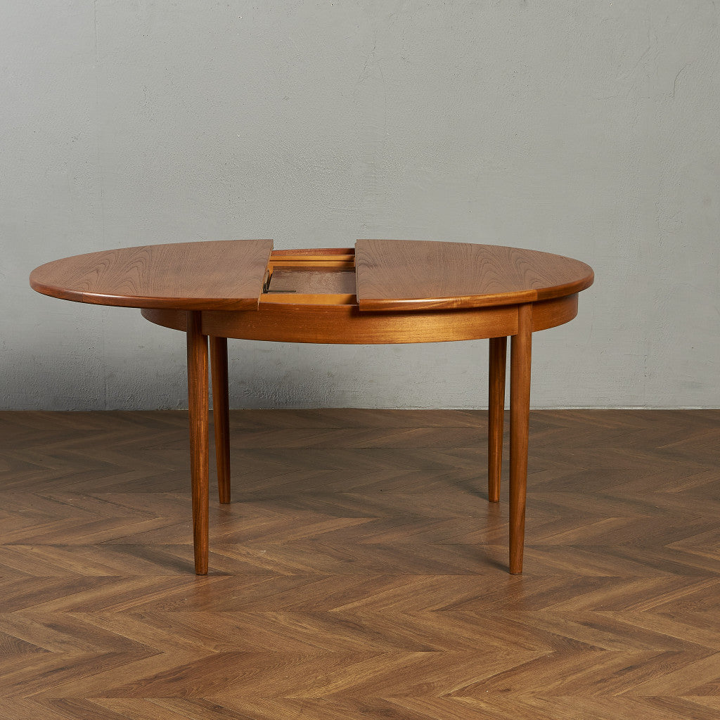 エクステンション ラウンド ダイニングテーブル