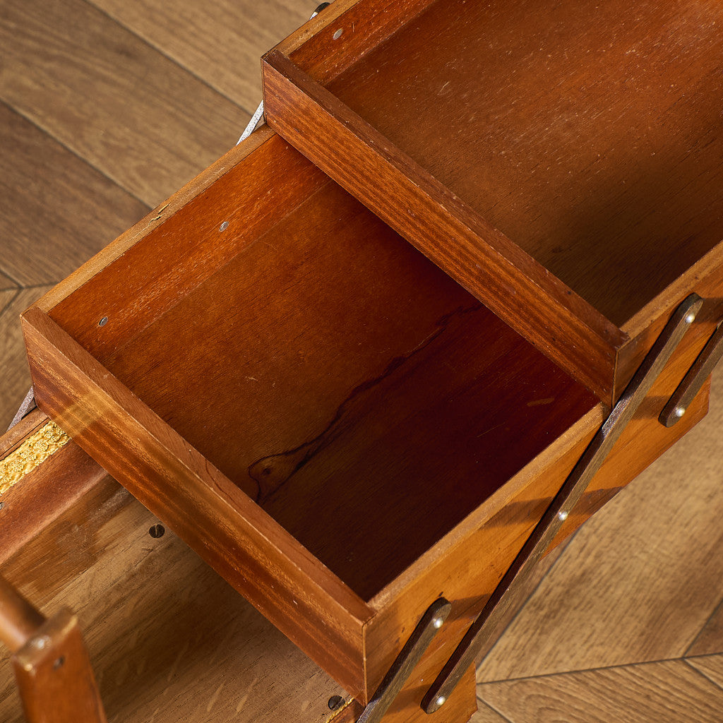 英国 ヴィンテージ ソーイングボックス