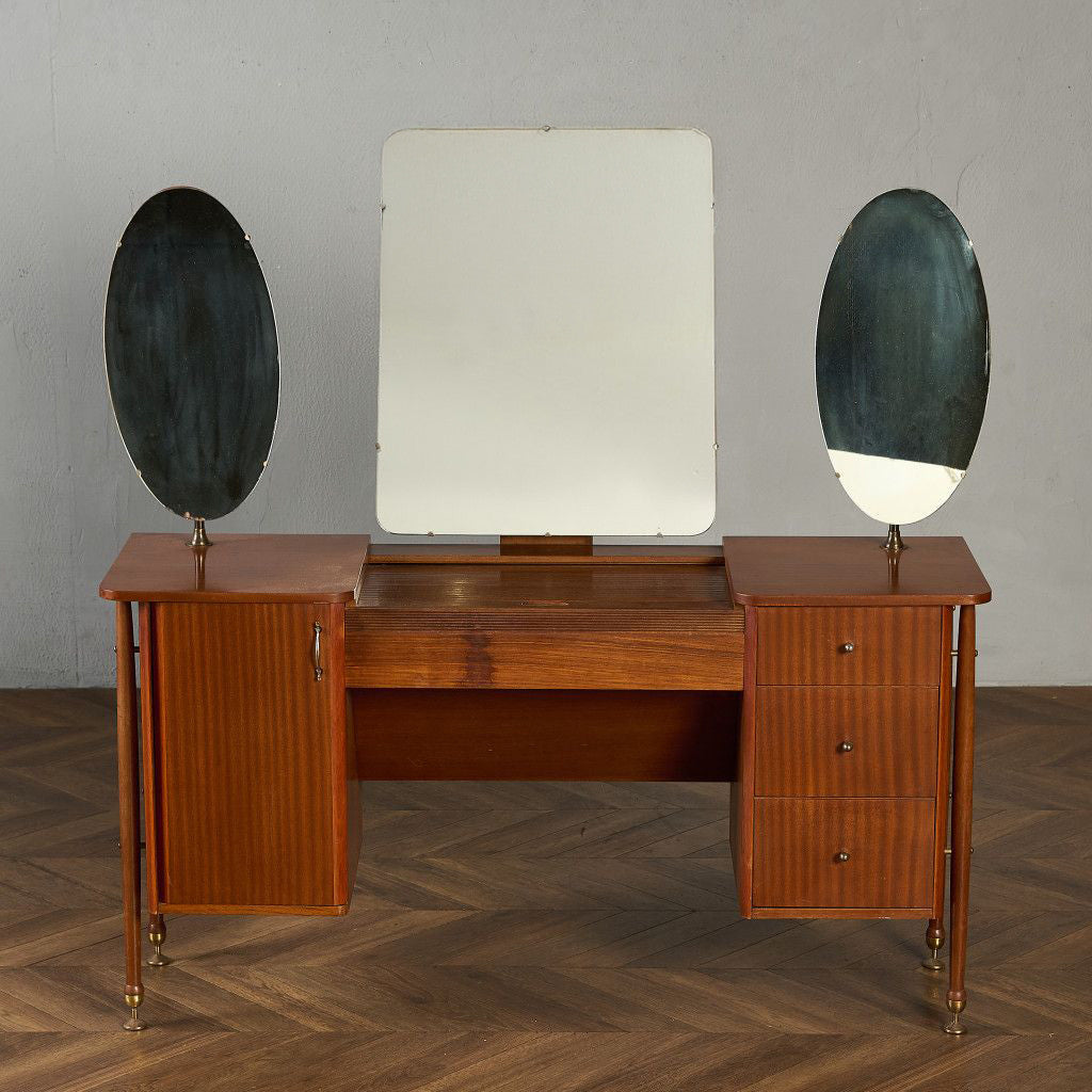 ヴィンテージ 蛇腹式 ドレッサー デスク