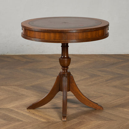 英国 クラシック リージェンシー 様式 ドラムテーブル