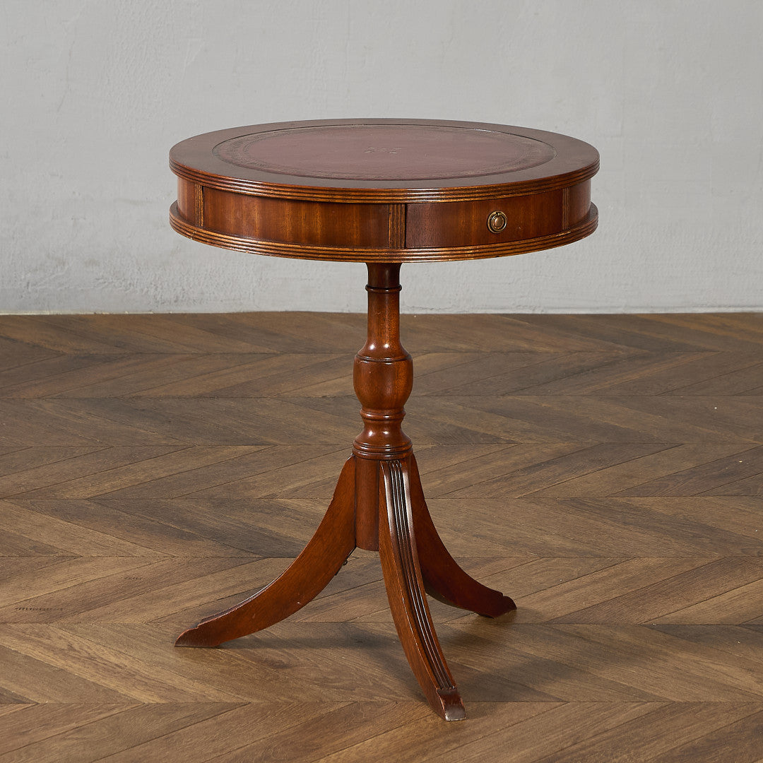 英国 クラシック リージェンシー様式 ドラムテーブル #97308