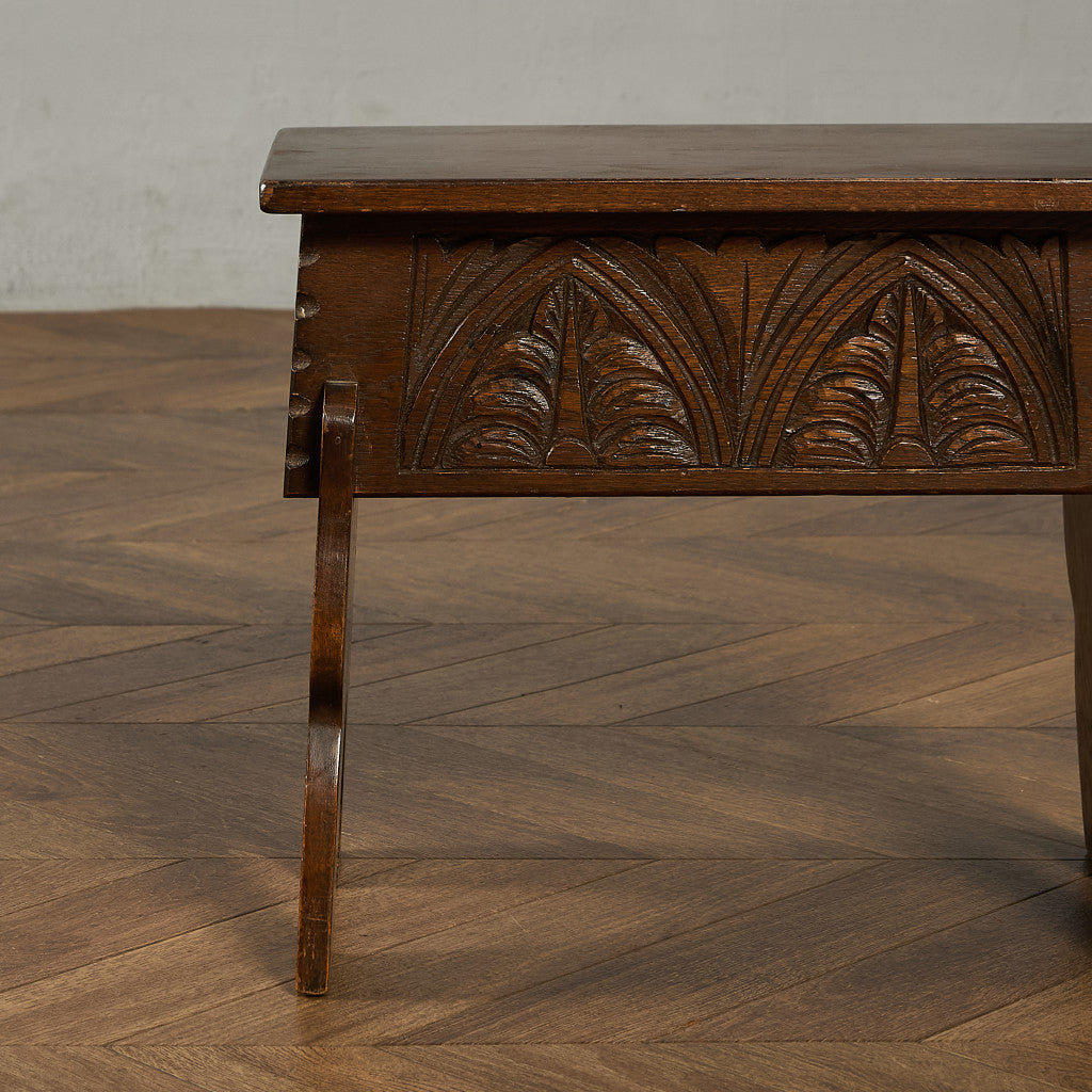 英国 クラシック 収納付 サイドテーブル