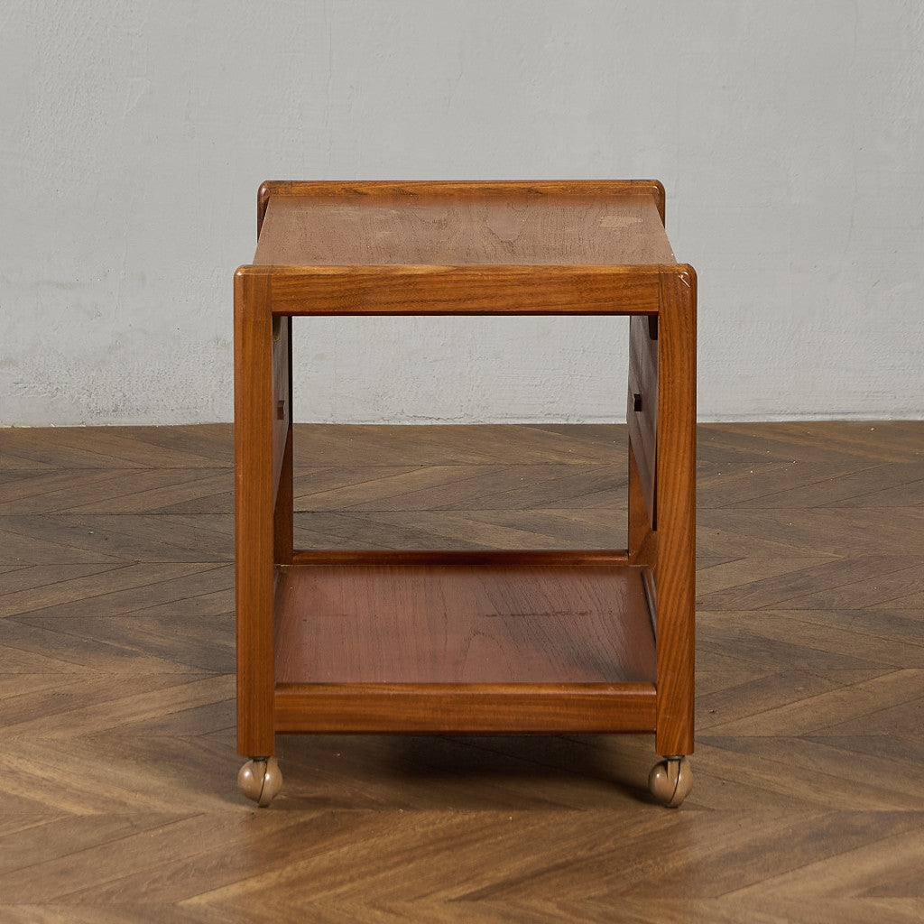 英国 ヴィンテージ ドロップリーフ トロリーワゴン