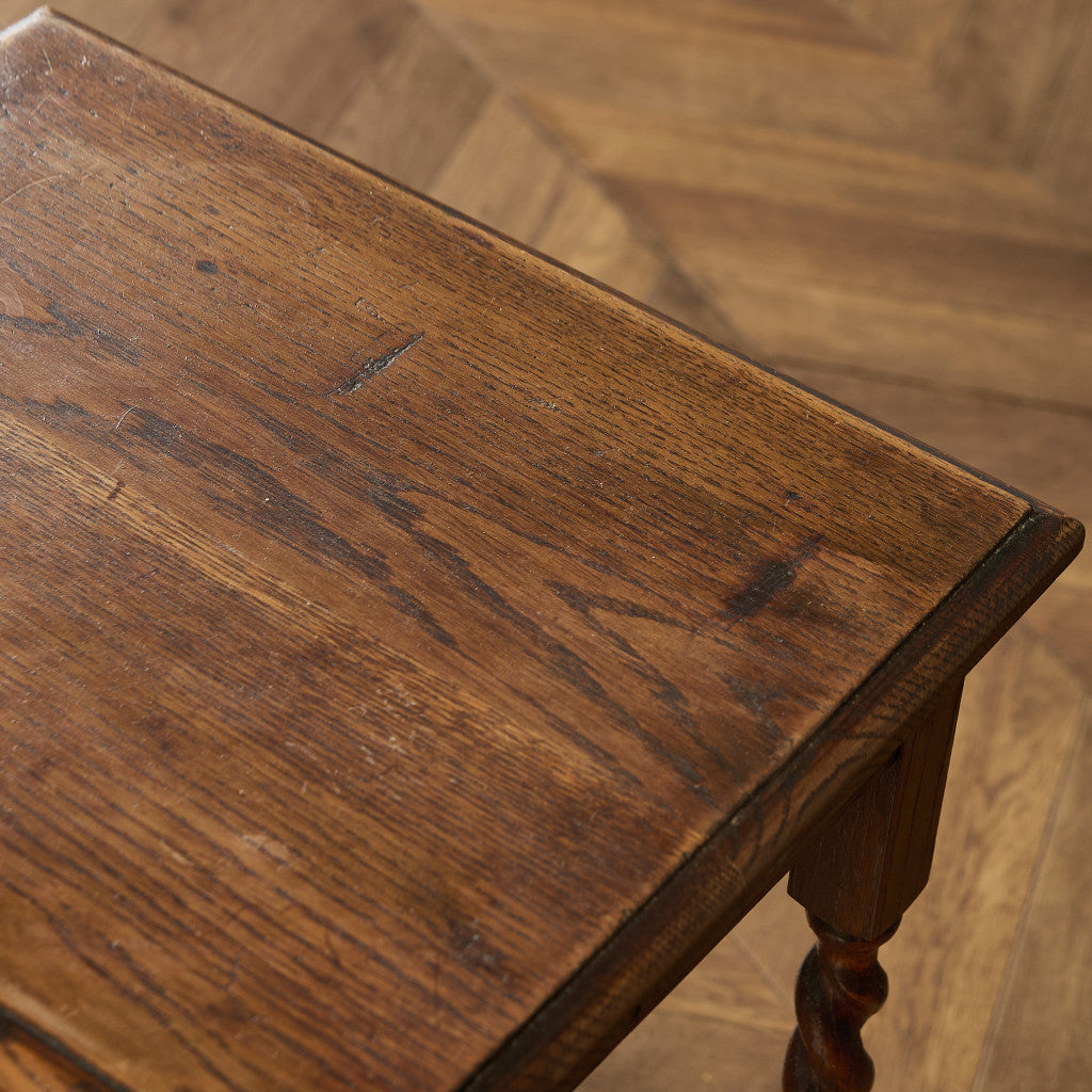 英国 クラシック バーリーシュガーツイスト サイドテーブル