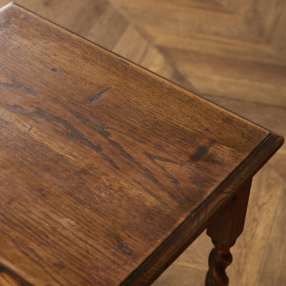 英国 クラシック バーリーシュガーツイスト サイドテーブル