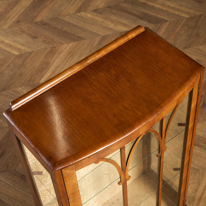 英国 クラシック ディスプレイ ガラス キャビネット