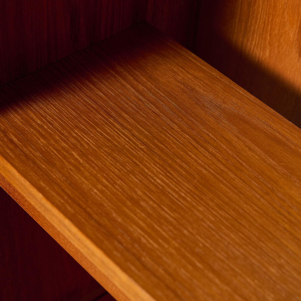 Fresco ガラス ブックケース カスタム アイアン ヘアピンレッグ