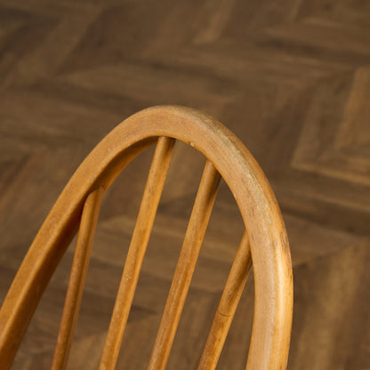 アーコール ERCOL ヴィンテージ クエーカー アームチェア ネイビーブルーラベル #89764