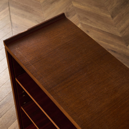 ヴィンテージ ナロー オープン ブックケース