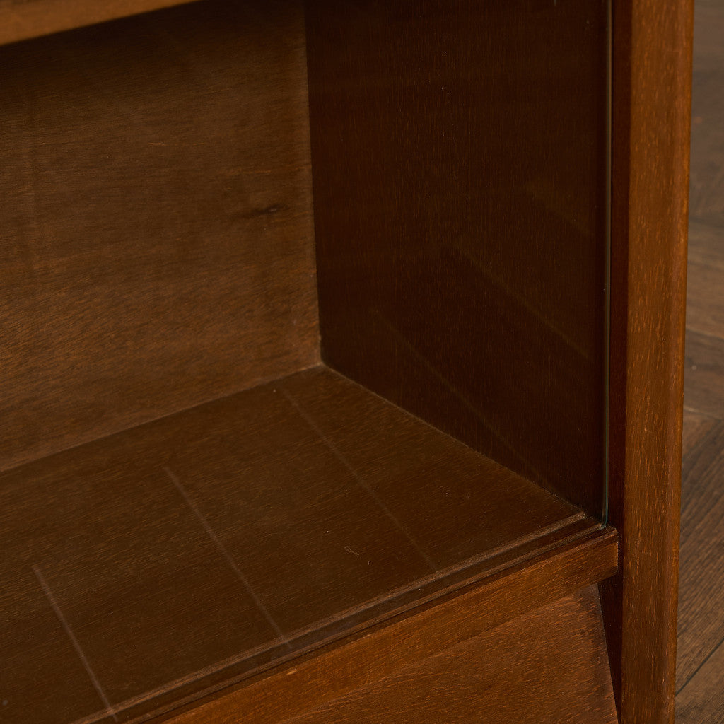 ヴィンテージ ガラスキャビネット 本棚