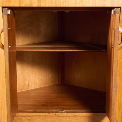 Brandon ライティングデスク付き コーナーキャビネット 3点セット